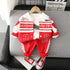 Spring and Autumn Children's Crewneck Baseball Suit Set of Three
